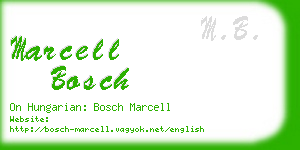 marcell bosch business card